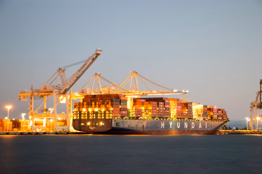 Port de marchandises · visuel d’illustration